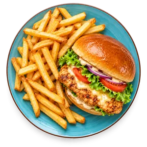 Chicken Burger — Le Pavé, Guéliz Marrakech