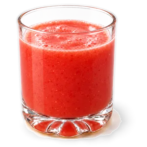 Jus de fraise frais, servi dans un verre — Le Pavé, Guéliz Marrakech