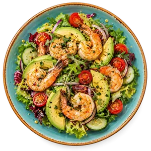 Salade avocat aux gambas du Pavé, café restaurant à Guéliz Marrakech