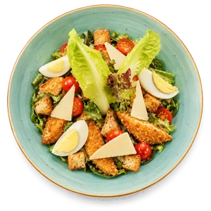 Salade César au poulet, parmesan et croûtons — Le Pavé, Guéliz Marrakech