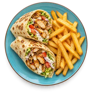 Shawarma façon Le Pavé — Le Pavé, Guéliz Marrakech